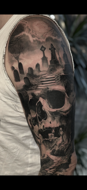 skull tattoo design